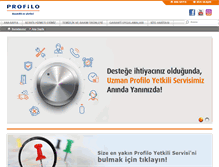 Tablet Screenshot of profilo-yetkiliservisi.com